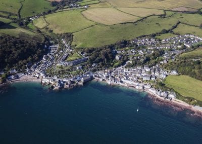 Village along the South Devon Coastline