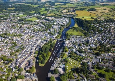 The River Dart through Totnes, South Devon