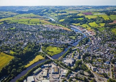 The River Dart through Totnes, South Devon