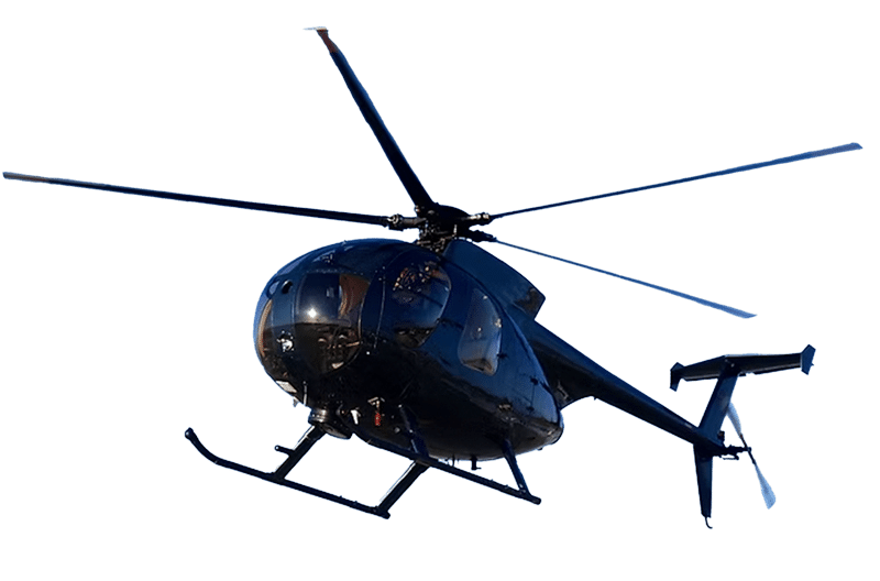 Helicopter used for helicopter videography and photography